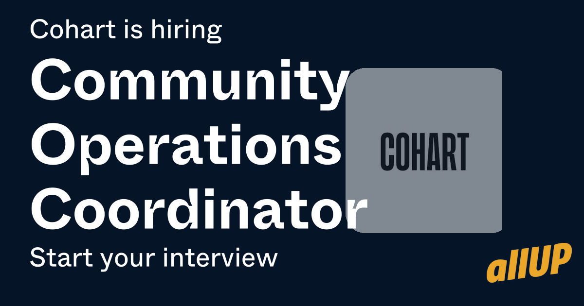 Cohart - Community Operations Coordinator